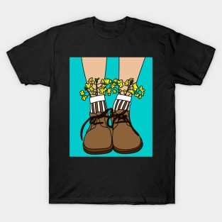 Shoes As A Flower Pot For Plants T-Shirt